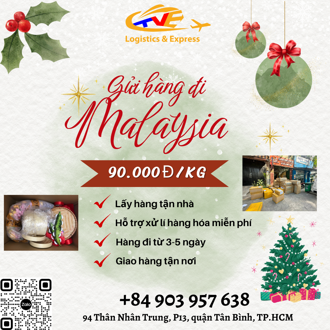 Gửi hàng đi Malaysia- Tiến Việt Express